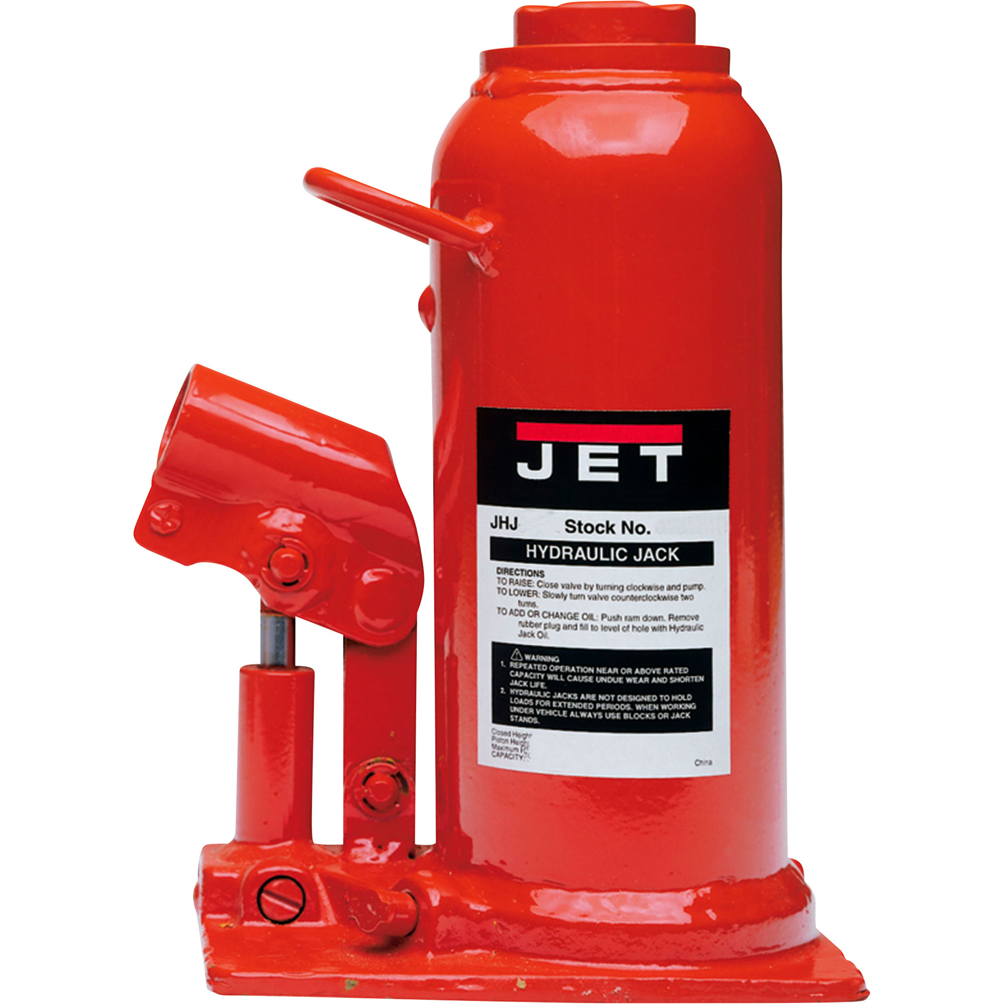 JET 5-Ton Hydraulic Bottle Jack, Model# JHJ-5
